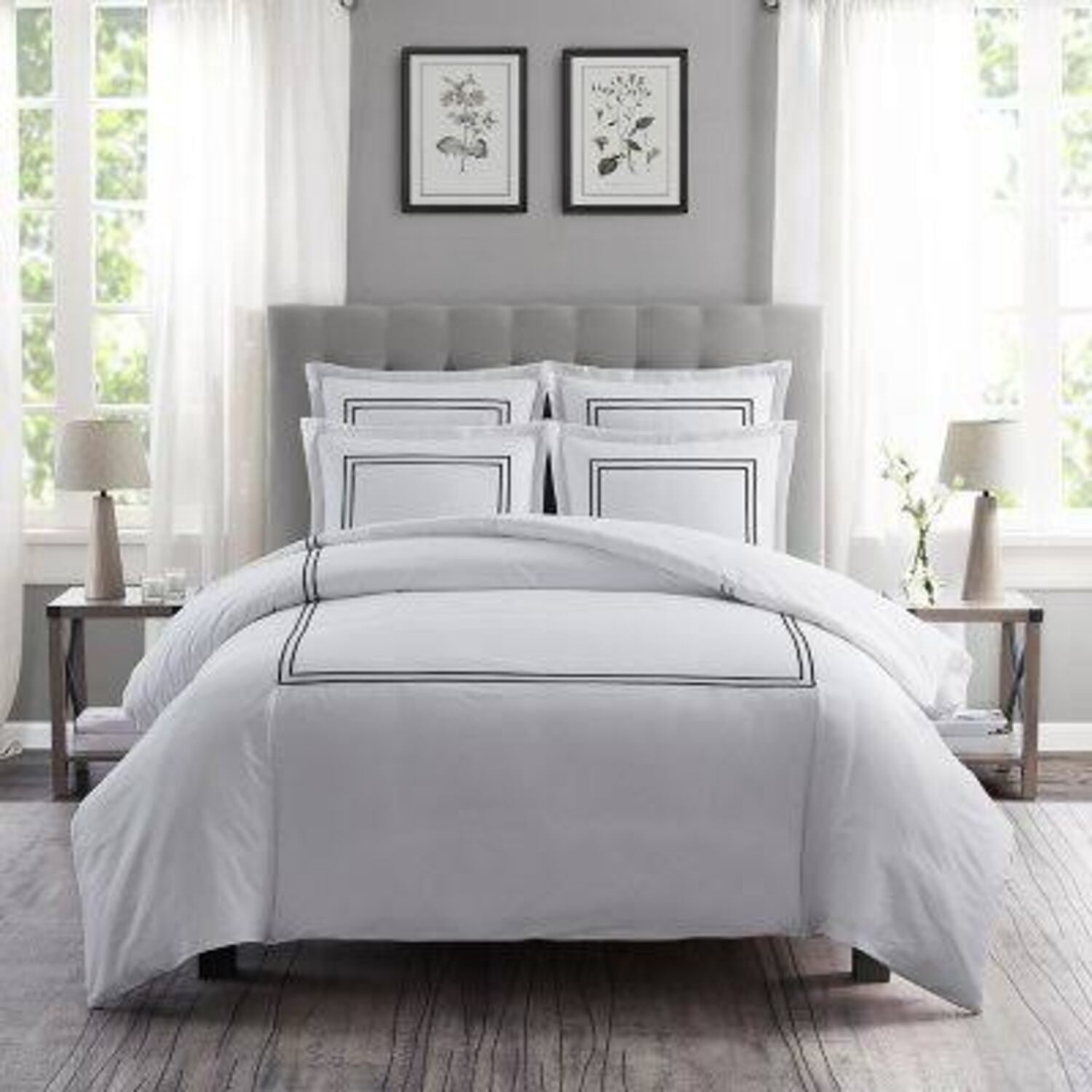 Hotel Premier Collection 6 Piece Comforter Set, F/Q