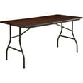 thumbnail image 2 of Lorell Folding Table 60"x30"x29" Mahogany 65755, 2 of 3