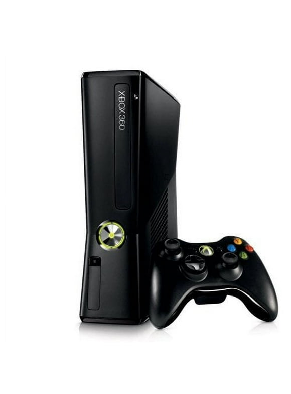 Restored Microsoft Xbox 360 System with 250 GB Hard Drive Black Console (Refurbished)