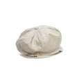thumbnail image 3 of Cotton Elastic Newsboy Cap - Stone, 3 of 3