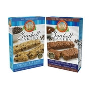 Sunbelt Bakery Chocolate Chip Collection - Chocolate Chip and Fudge Dipped Chocolate Chip Chewy Granola Bars Variety Pack - 3 Boxes Each