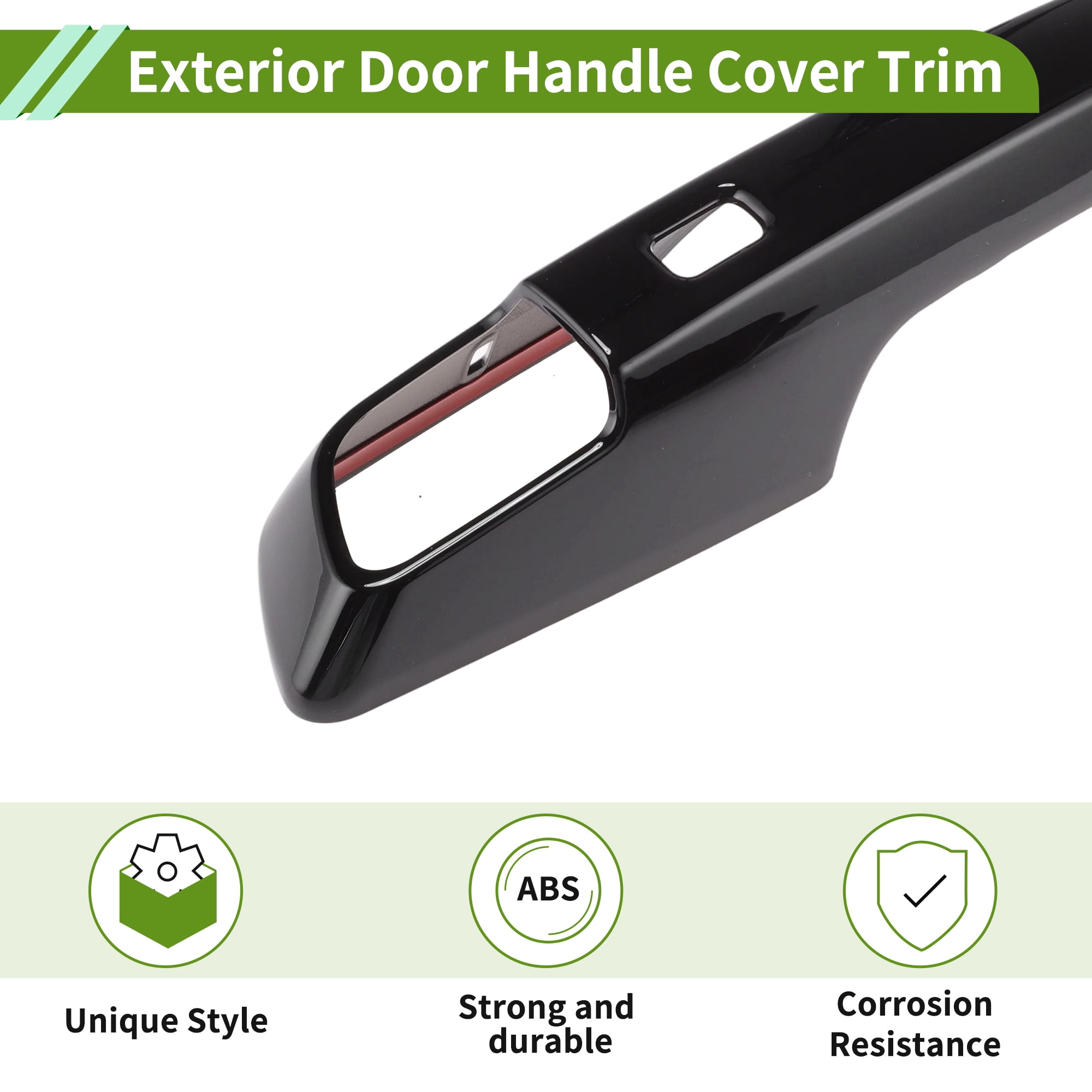 Unique Bargains Door Handle Cover for Chevrolet Traverse 2024-2025 Black