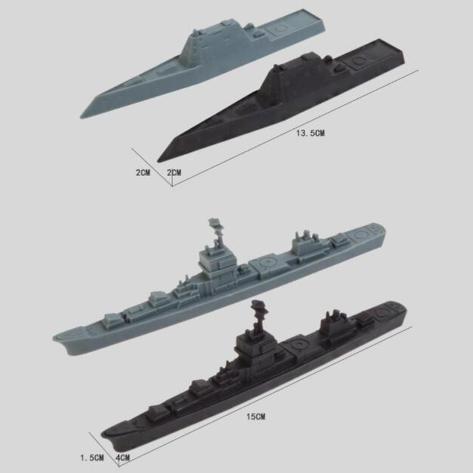Jouet d'avion de chasse, jouet de porte-avions, 17 jouets militaires en plastique comprenant un avion chasse à petite échelle, des cuirassés, un sous-marin et plus encore pour garçons et filles