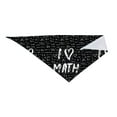thumbnail image 4 of Easygdp I love Math Pet Scarf, Dog Triangle Scarf, Printing Dog Bib, Handkerchief Scarf for Small Medium Large Dogs Cats Pets, 4 of 9