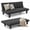 Black, variant on Lifarythm Futon Sofa Bed, Futon Couch with 3 Adjustable Backrest Convertible Twin Size Modern PU Leather Sleeper Sofa for Living Room 69", Beige
