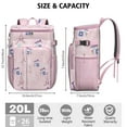 thumbnail image 3 of Road Trip Cooler Backpack - 20L Insulated Soft Cooler Bag for Travel, Beach & Camping, Leakproof & Easy to Clean with Bottle Opener, 3 of 6