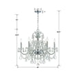thumbnail image 3 of Crystorama Lighting - Six Light Chandelier - Chandelier - Imperial - 6 Light, 3 of 5