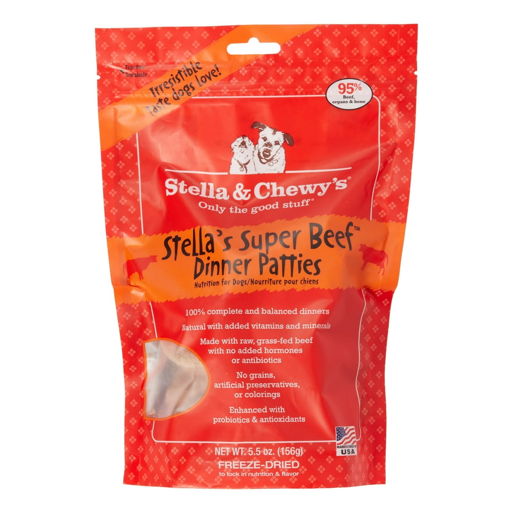Stella & Chewy's FreezeDried Raw Stella's Super Beef Dinner Patties