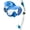 Blue, variant on Rapido Boutique Collection Active Frameless Snorkel Mask Dry Snorkel Set, Scuba Snorkeling Dive Mask Snorkel Combo Kit