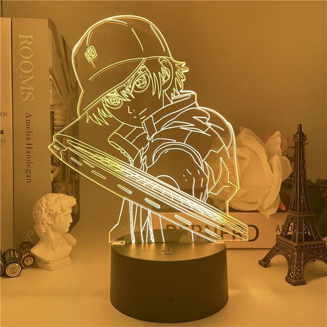 Luz nocturna LED 3D Princes of Tennis Atobes Keigos para niños