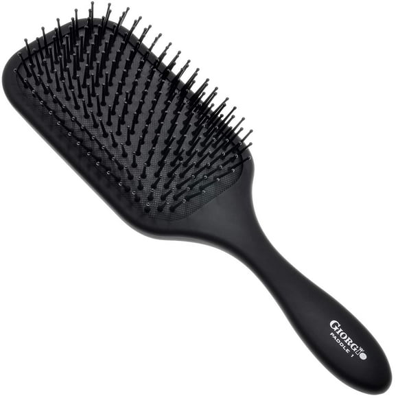 Paddle Brush Giorgio para desenredar cerdas de turmalina negra