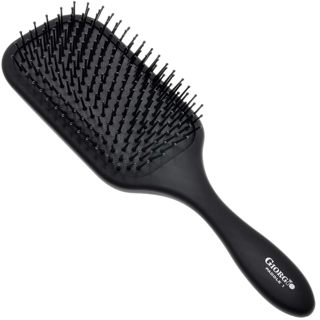Paddle Brush Giorgio para desenredar cerdas de turmalina negra