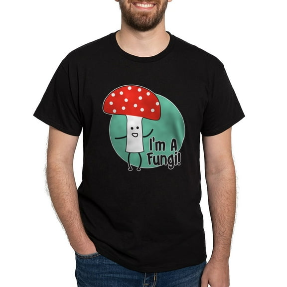 CafePress - I'm A Fungi Dark T Shirt - Men's Classic Graphic Cotton T-Shirt