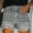 g-Gray, variant on Fjofpr Womens Shorts Clearance Women's Tattered Jeans Short High-Waisted Double-Button Comfortable Stretch Denim Shorts