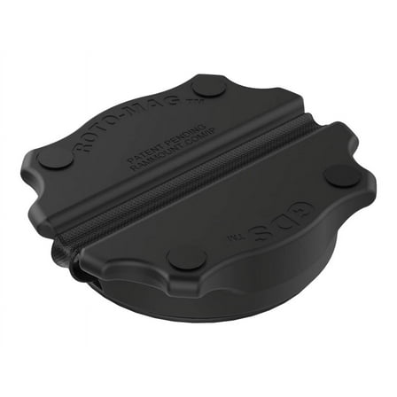 RAM GDS Roto-Mag - Adapter plate for tablet protective cover - 3-in-1, with grip handle, hand strap & magnets