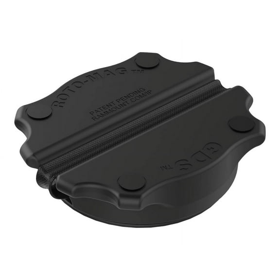 RAM GDS Roto-Mag - Adapter plate for tablet protective cover - 3-in-1, with grip handle, hand strap & magnets