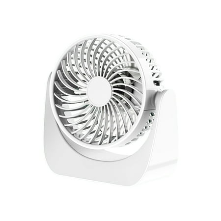 

Doolland Mini Desk Fan Small Quiet 5V Three-speed Wind USB Charging | Turbo Mute Up And Down Small Fan，6.2*3.9*6.8 in，Advanced