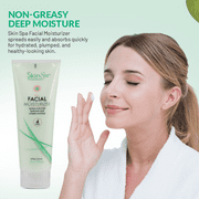 Skin Spa Daily Face Moisturizer, 8 oz - Non-Greasy Facial Cream for Soft & Smooth Skin