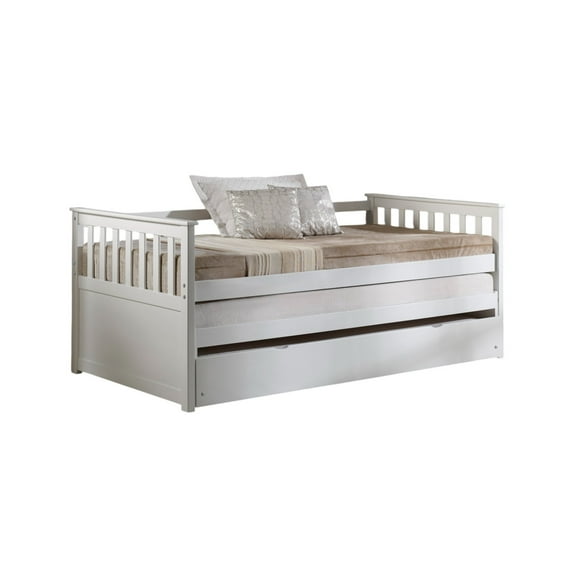 Cominia White Finish Daybed, Twin Size (No Trundle/Storage)