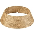 thumbnail image 1 of Collar para árbol de Navidad Best Choice Products, jacinto tejido, 1 of 9