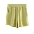 thumbnail image 5 of Summer Lady Casual Beach High Waist Short Pants Women Shorts Sports Short Women's Clothing COFFEE XL, 5 of 8
