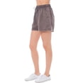 thumbnail image 3 of MixMatchy Women's Solid Elastic Waist band with Drawstring Tencel Shorts, 3 of 7