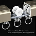 thumbnail image 5 of Aluminum Alloy Curtain Track, Mute Ceiling Mounted Curtain Rod, Sliding Curtain Rod for Office, Living Room, Bedroom, 5 of 7