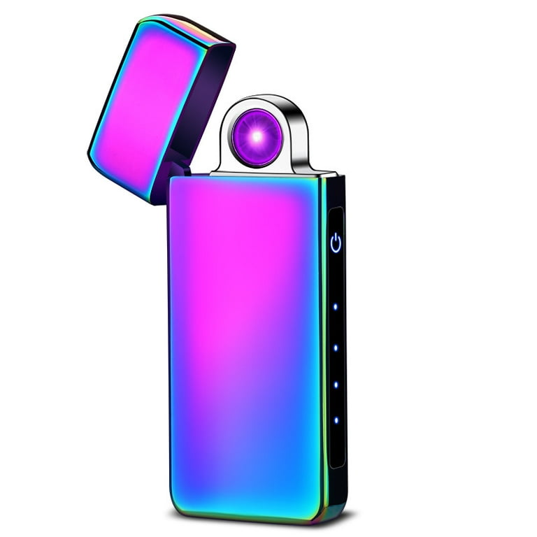 Homgreen Rechargeable Lighter – Flameless Plasma Cool Lighters - USB Rechargeable Round Coil - Windproof Lighter - Round Coil (Colorful) - Walmart.com