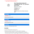 thumbnail image 2 of Rear Parking Brake Hardware Kit - Compatible with 2005 - 2011 Mercedes-Benz SLK350 2006 2007 2008 2009 2010, 2 of 2