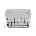 thumbnail image 4 of Esker Rectangular Lined Metal Basket, 4 of 4