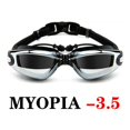 thumbnail image 1 of Gafas de natación para miopía para adultos 2021, gafas profesionales para piscina, gafas antiniebla para hombres y mujeres, gafas ópticas impermeables al por mayor Tan Jianjun unisex, 1 of 2