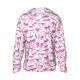 thumbnail image 1 of Balery Pink bows Sudadera ligera de manga larga con capucha y protección solar UPF 50+ para hombre y mujer, ideal para pesca y running-Medium, 1 of 7