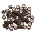 thumbnail image 6 of (1000 Pieces Pack) Microring Set for Hair Extensions, Real Hair Highlights - Medium Brown, 6 of 6