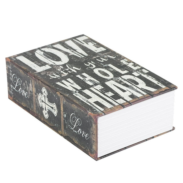 Simulation Book Safe Box,Creative Book Safe Box Book Safe Box Lockbox Sturdy Construction