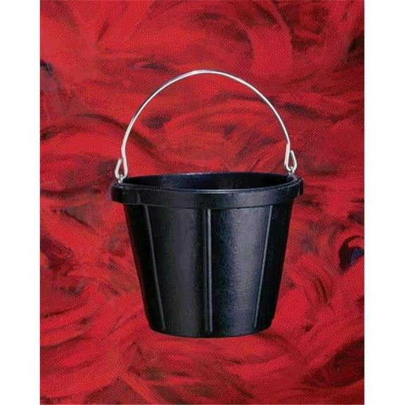 Rubber Pail- Black 10 Quart - N200  BLACK