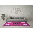 thumbnail image 3 of Ahgly Company Indoor Rectangle Persian Pink Traditional Area Rugs, 7' x 10', 3 of 4