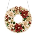 thumbnail image 2 of 2026 Christmas Diamond Painting Wreath Kit, Pre‑Designed DIY Beaded Wreath for Festive Home Ornament, 2 of 5