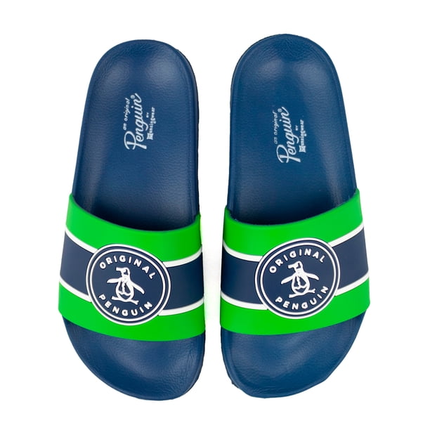 Sandalia Slides Zack Azul Talla 20 Original Penguin OB100106X