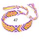thumbnail image 1 of Pulsera tejida estilo arcoíris hecha a mano Pulsera de la amistad de la suerte, 1 of 6