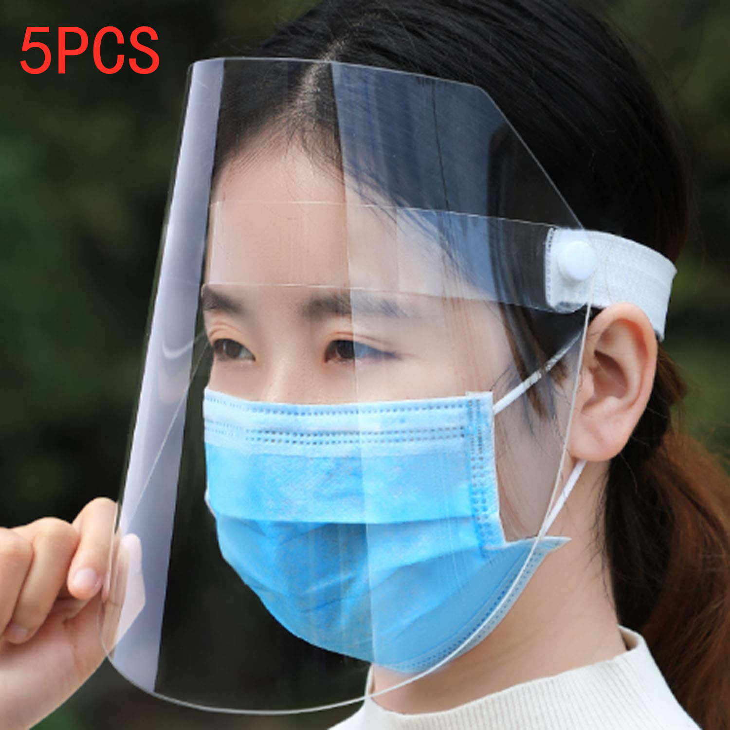 Anti-Fog Material-Transparent Glasses Face Shield for Personal Protection for Outdoor Activities 1pcs M Face Cover Designed Fashion Style