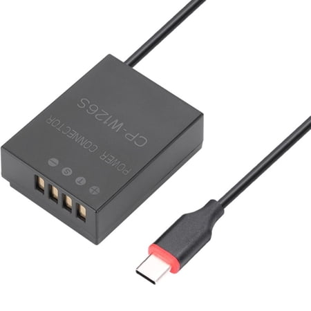 Universal Portable Cameras Accessories Power Cord DC Coupler NP-W126S Dummy Battery AC Power Supply Adapter