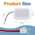 thumbnail image 3 of Repuesto de Luz LED para Refrigerador Obida W11483116 para Whirlpool, 3 of 8