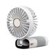 thumbnail image 1 of Mini ventilador USB portátil Bewildely ajustable para dormitorio gimnasio cuello colgante blanco, 1 of 6