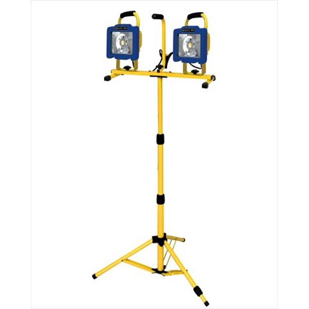 Voltec 0800711 Dual 38 Watt Cob AC LED Work Light With TriPod Stand