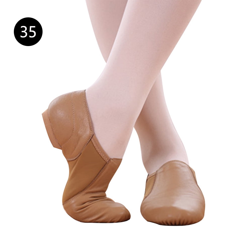 Akoyovwerve Leather Dance Shoes Stretch 