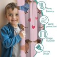 thumbnail image 3 of Blackout Kids Curtains,Colorful Funny Dachshund Childrens Insulated Curtains Set Of 2,Bedroom Essentials,Toddler Room Decor 42"x54"(106x137cm), 3 of 4