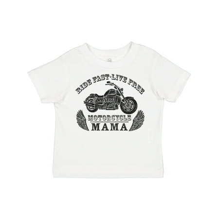 

Inktastic Motorcycle Mama Gift Toddler Boy or Toddler Girl T-Shirt
