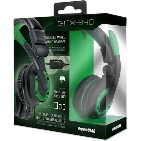 Dreamgear Pack - DreamGear GRX-340 Advanced Wired Gaming Headset for Xbox One