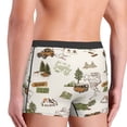 thumbnail image 3 of KLL Road Trip Men's Cotton Boxer Briefs Underwear-Medium, 3 of 8