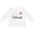 thumbnail image 3 of Inktastic Butterfly Colorado Girls Long Sleeve Toddler T-Shirt, 3 of 5